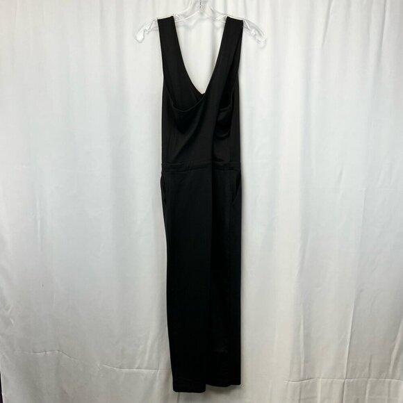 Emerald Sundae Womens Jumpsuit Black Stretch V Neck Sleeveless Straight Leg S - Picture 2 of 11